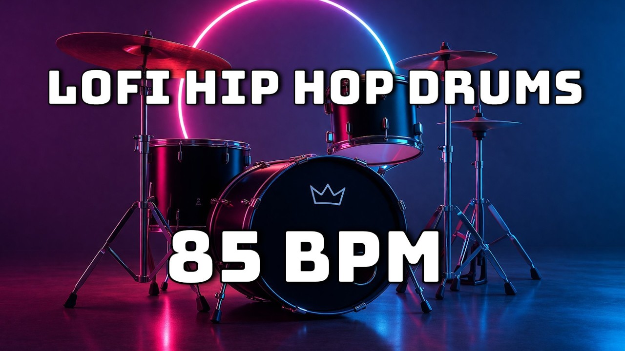 Smooth & Relaxed Hip Hop Drum Loop 85 BPM | LoFi Backing Groove