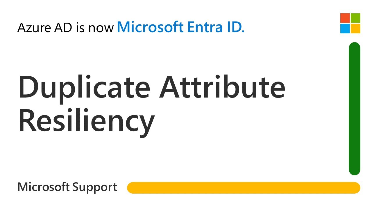 Understanding Duplicate Attributes and Duplicate Attribute Resiliency during synchronization