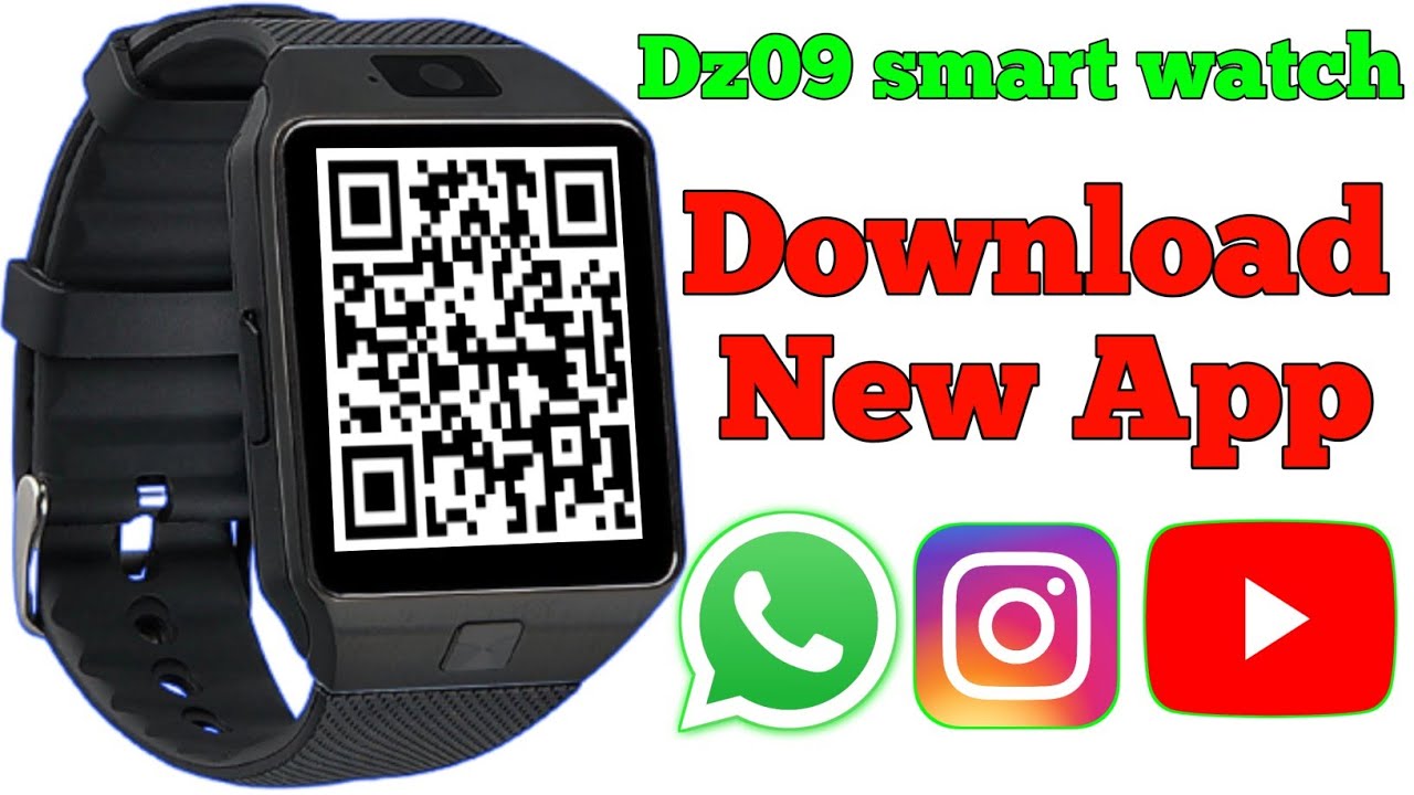 dz09 smart watch QR Code | how to download app on smart watch | how to install playstore in dz09 |