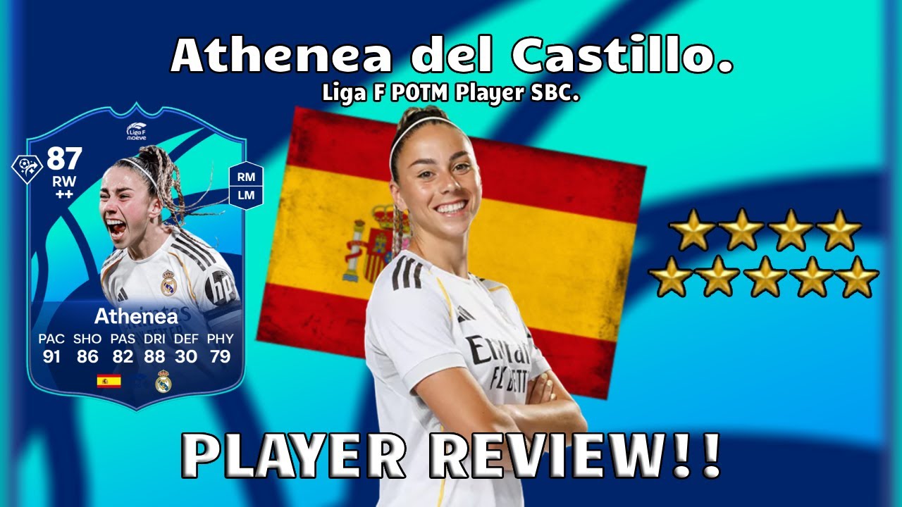 ⚽⭐ 87 Rated Athenea del Castillo Player Review! Liga F POTM Player SBC🔥⚽. FC 26 Ultimate Team