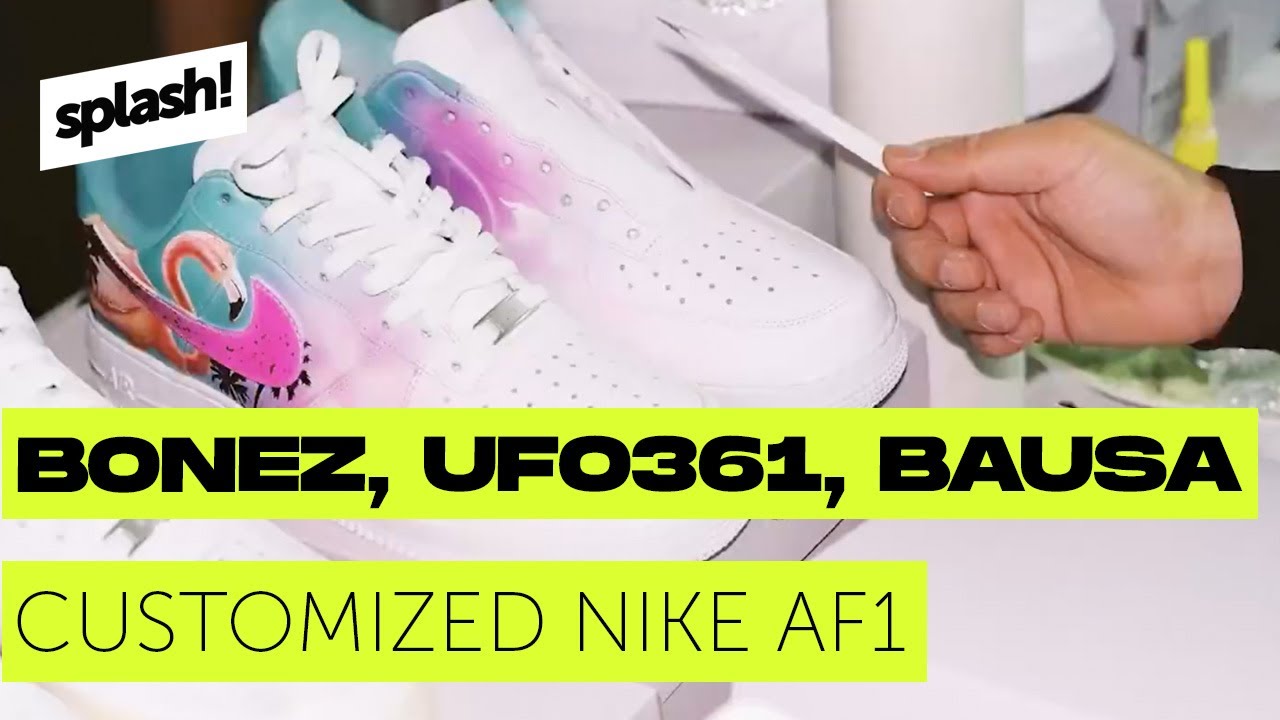 Customized Nike AF1 für Bonez MC, Ufo361 & Bausa (Mini-Doku)