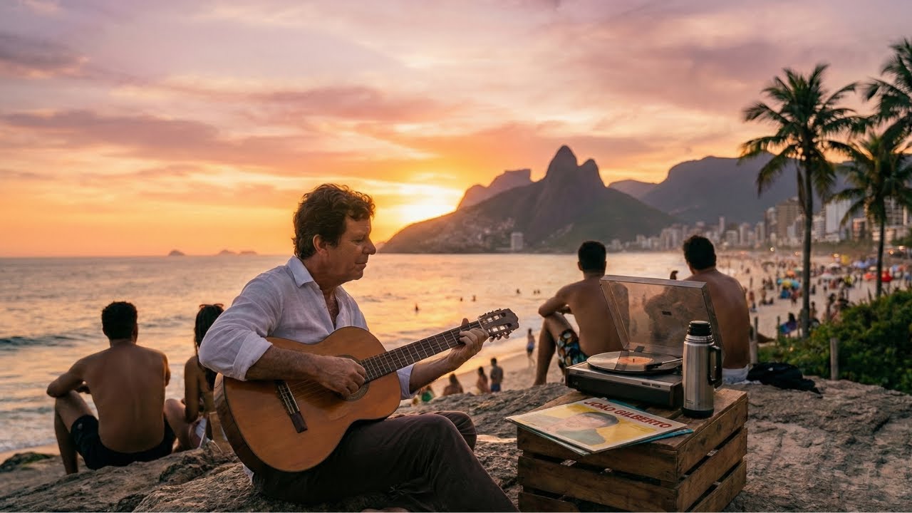 BOSSA NOVA pra ver o PÔR DO SOL no ARPOADOR anos 70 | inspirado em TOM JOBIM