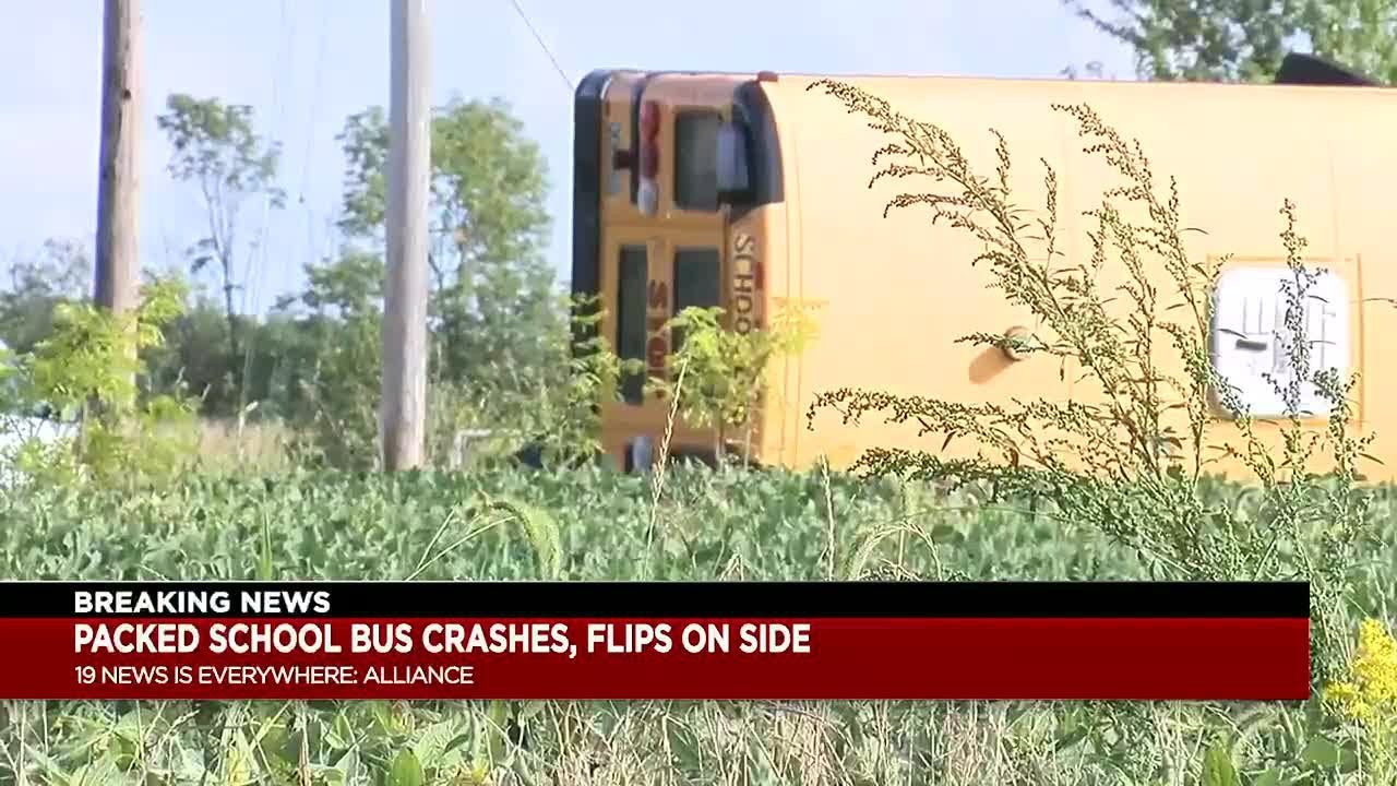 Marlington school bus crash causes &lsquo;minor injuries,&rsquo; sheriff&rsquo;s office says