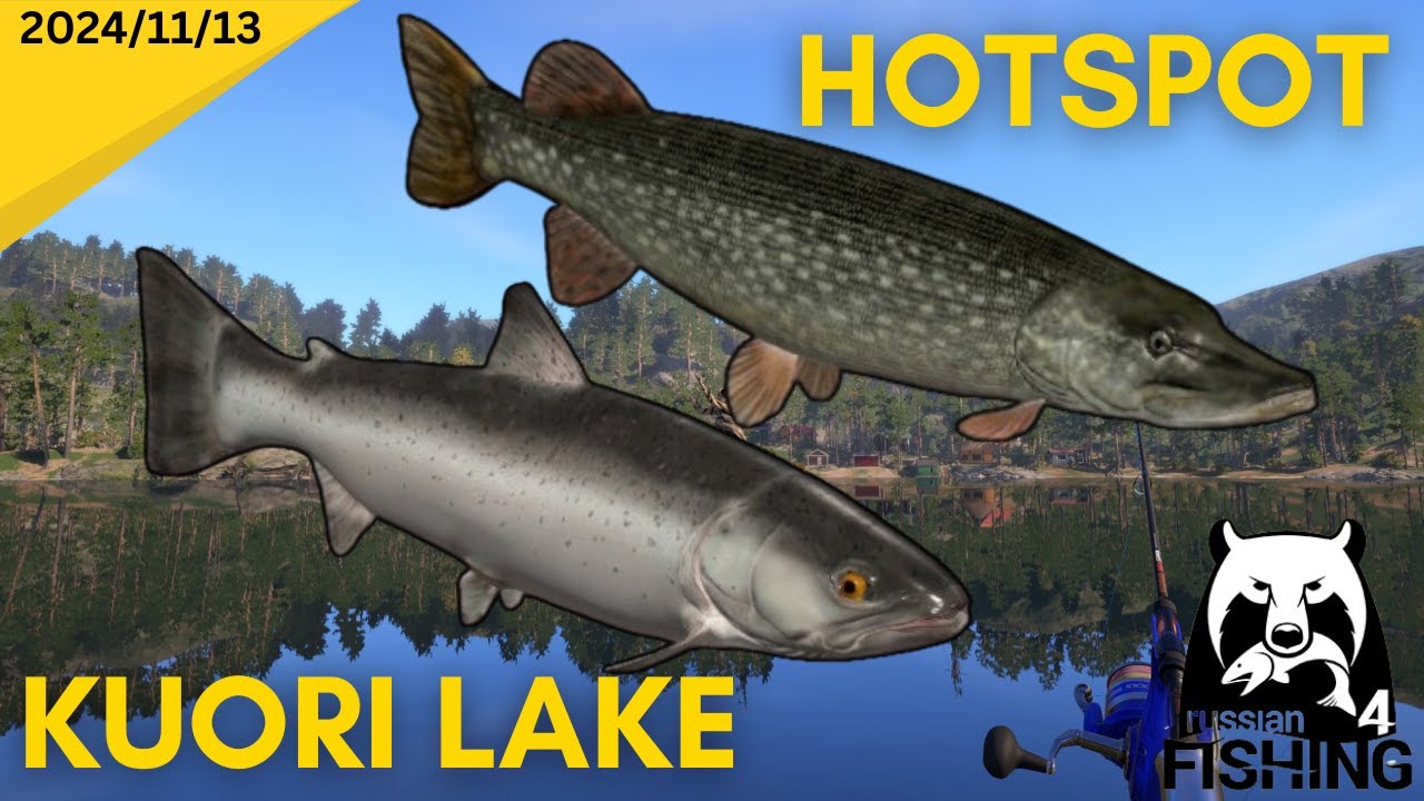 Lake Trout & Pike Hotspot Kuori Lake Russian Fishing 4