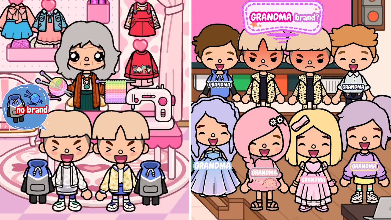 Grandma Became A Fashion Designer After Grandkids Didn't Like Her Clothes | Toca Life Story