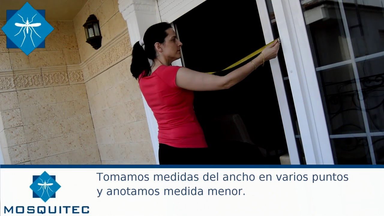 Medir mosquiteras laterales y plisadas: Mosquitec