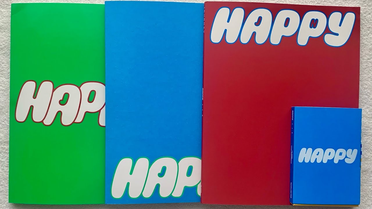 Распаковка альбома JIN / Unboxing album JIN Happy (Set & Weverse ver.)
