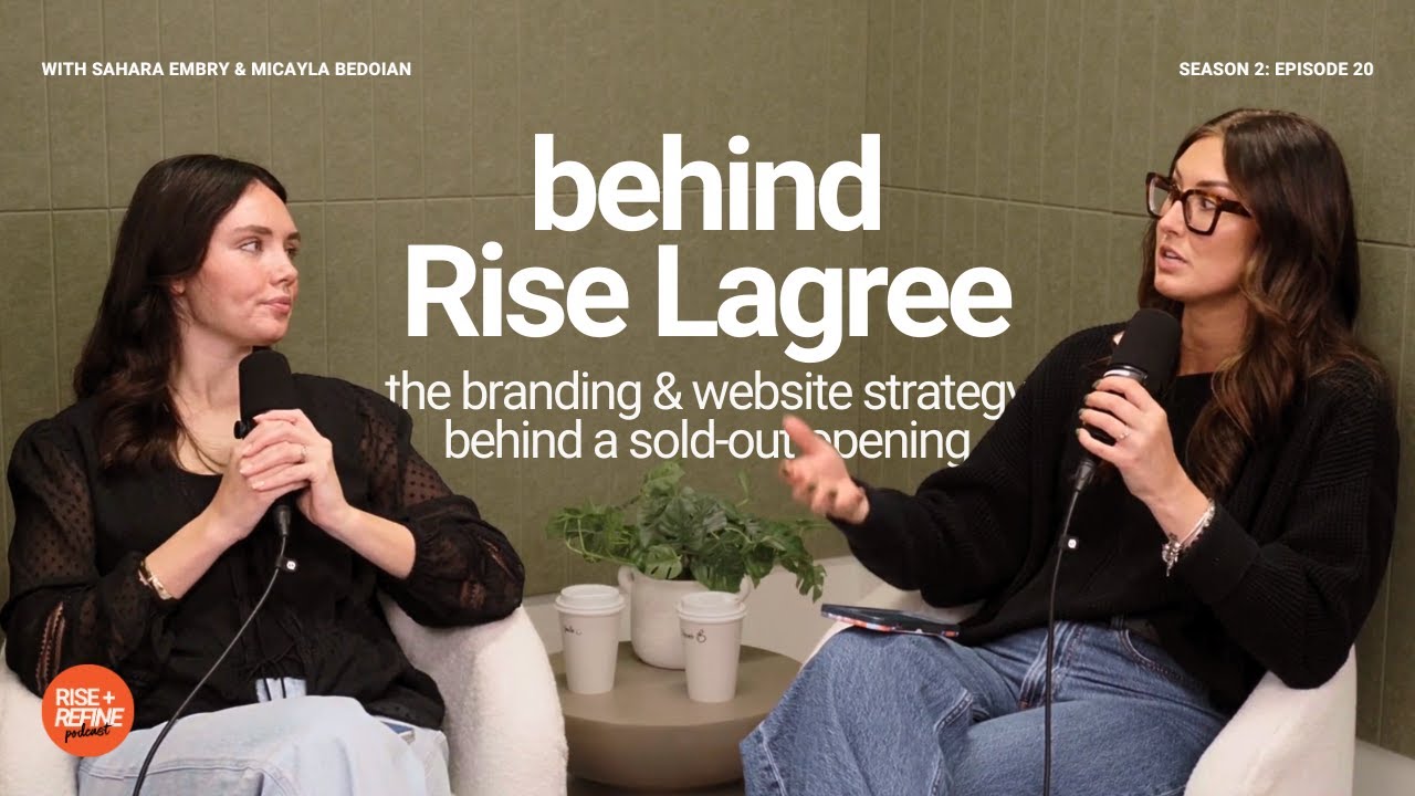Behind Rise Lagree: The Branding & Website Strategy Behind a Sold-Out Opening
