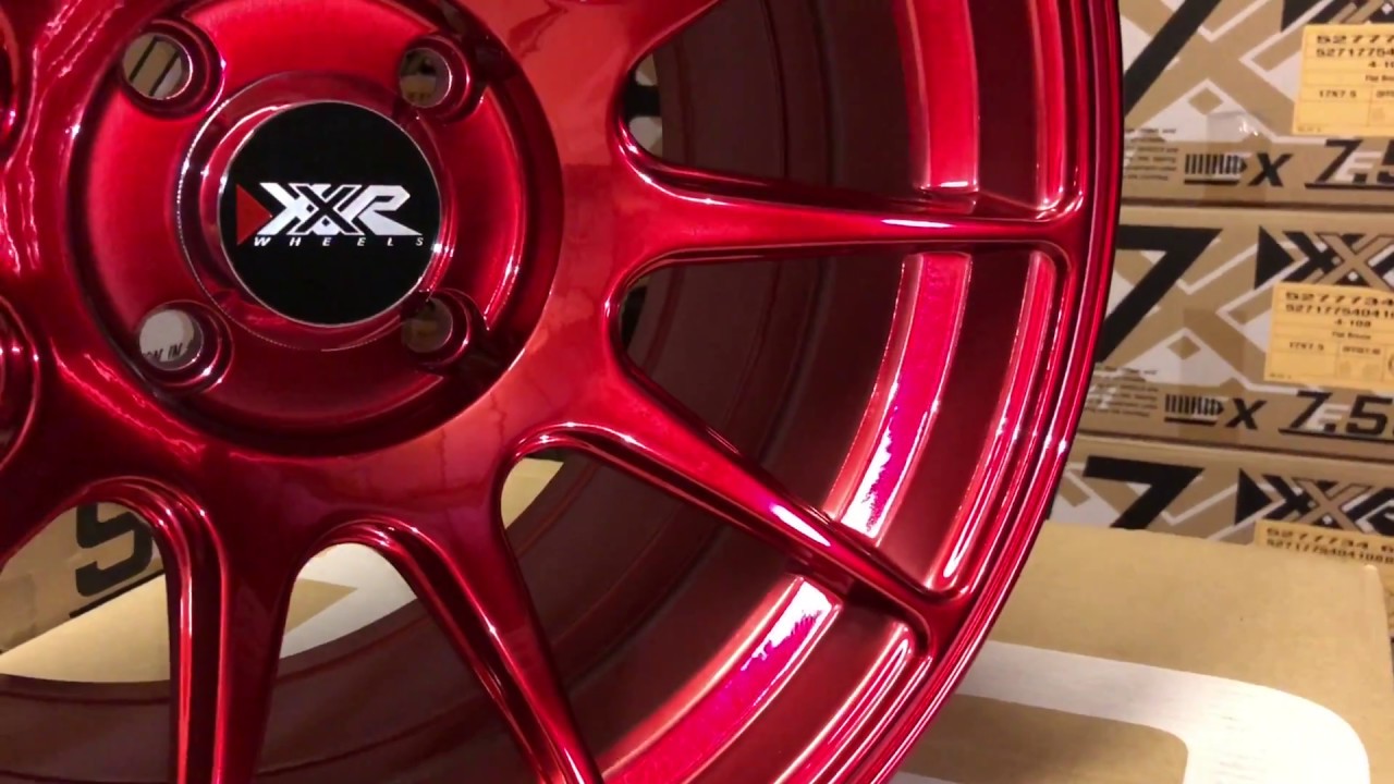 XXR Wheels 527 15x8.25 Candy Red