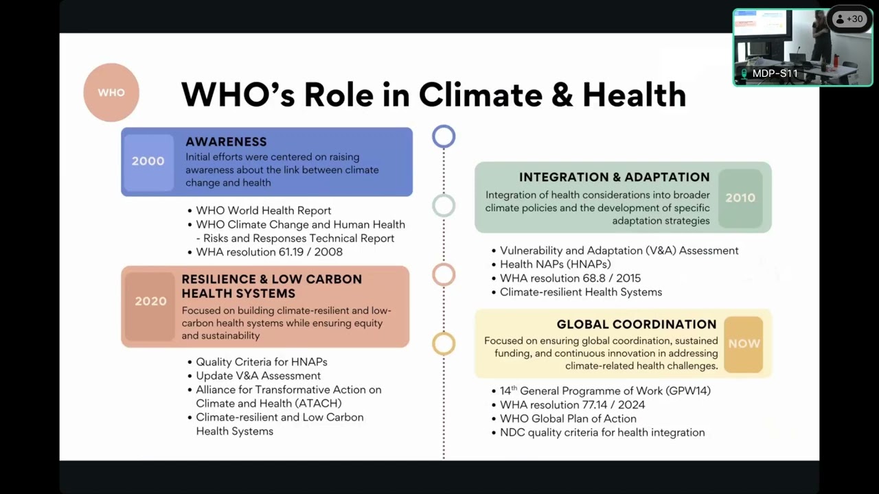 The global governance of climate change and health: what does the literature say?