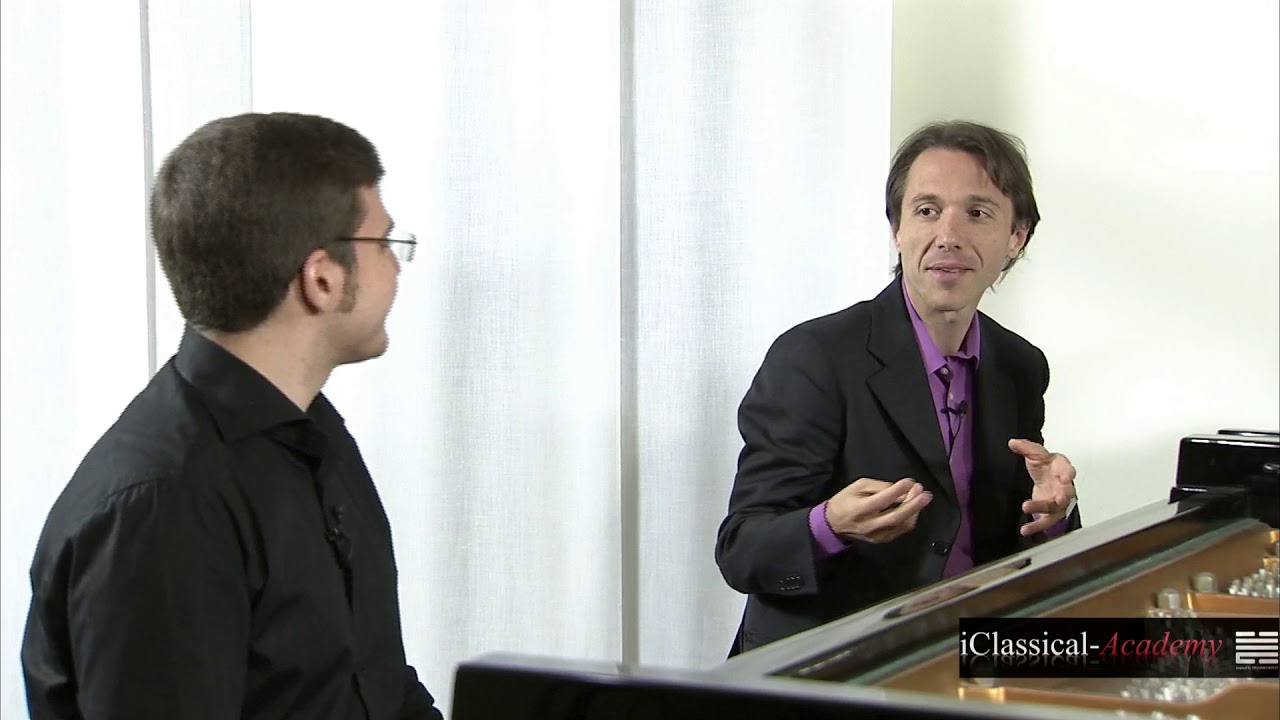 PIANO MASTERCLASS  BACH ITALIAN CONCERTO BWV 971 - MAURIZIO BAGLINI