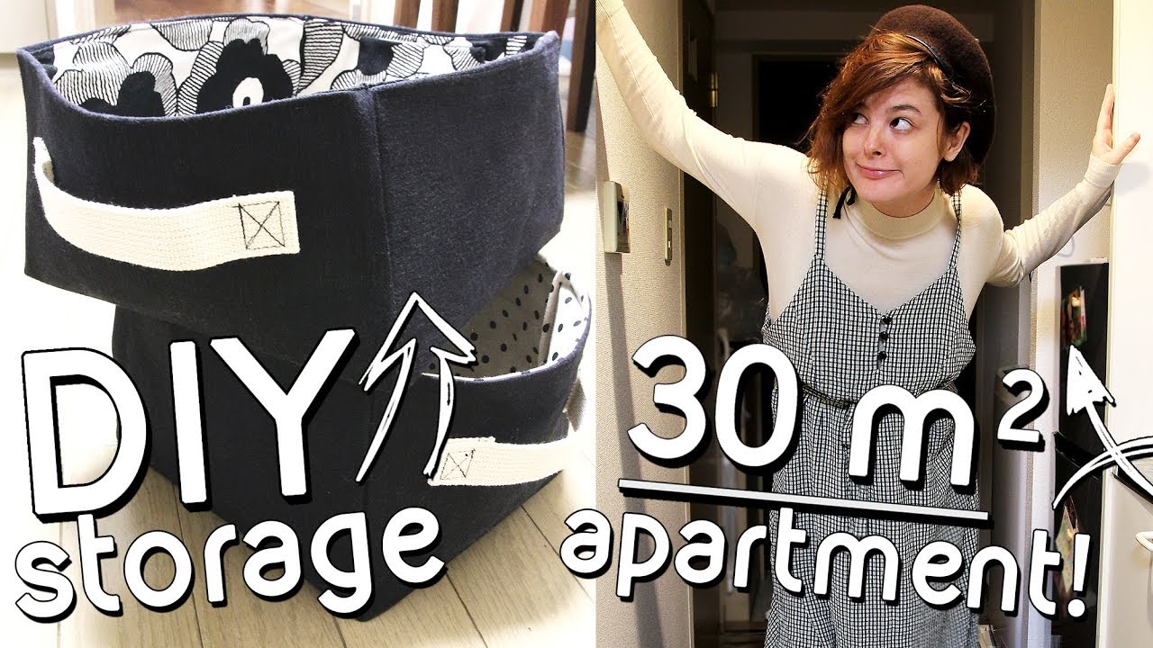 Коробки для хранения тканей своими руками + Экскурсия по квартире в Токио 🏠