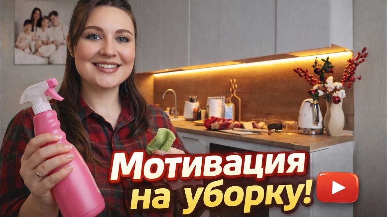 Мотивация на уборку 🧹 Уборка кухни и гостиной | Как почистить светлую мебель | Уют в доме