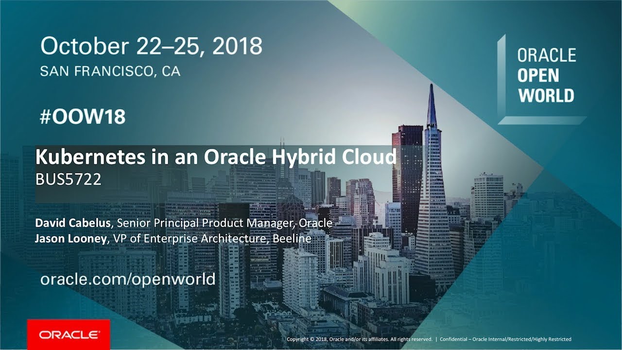 Kubernetes in an Oracle Hybrid Cloud