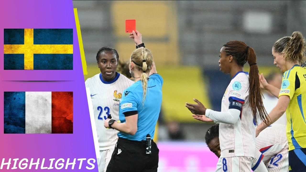 Sweden vs France | Women's European Qualifiers - Highlights All Goals 09/04/24