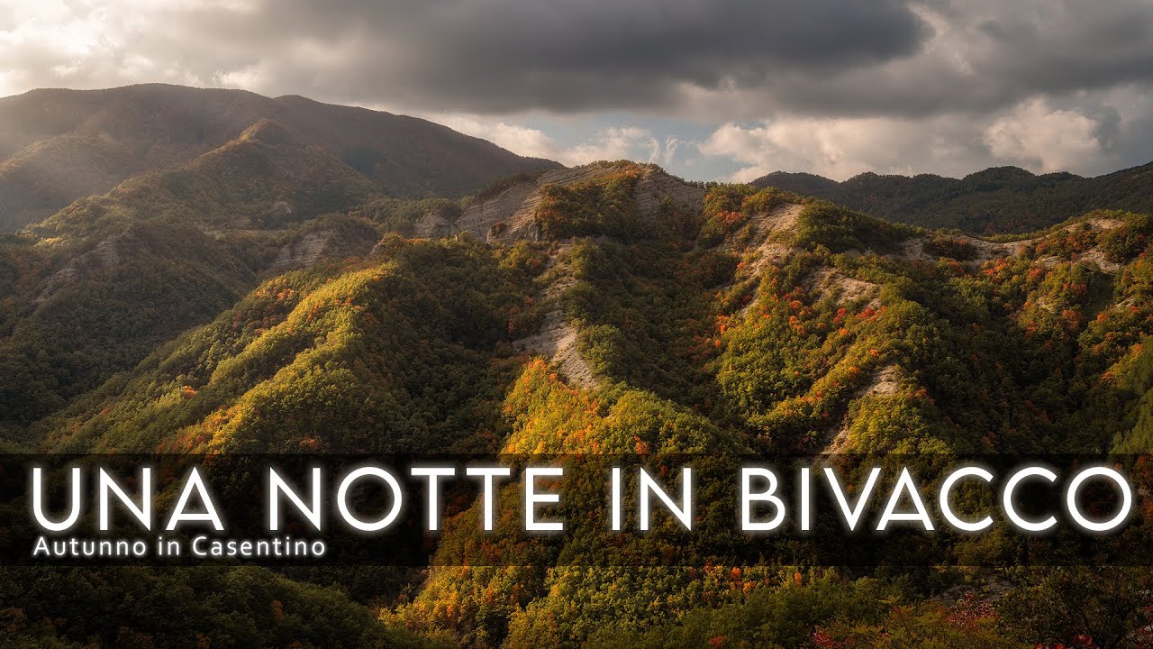 Una notte in BIVACCO! Avventura fotografica AUTUNNALE in CASENTINO | vlog Paesaggio