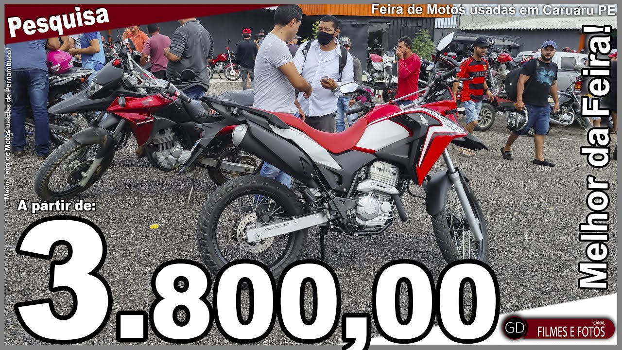 Feira de Motos usadas em Caruaru PE | Olha Essa HONDA XRE 300 !