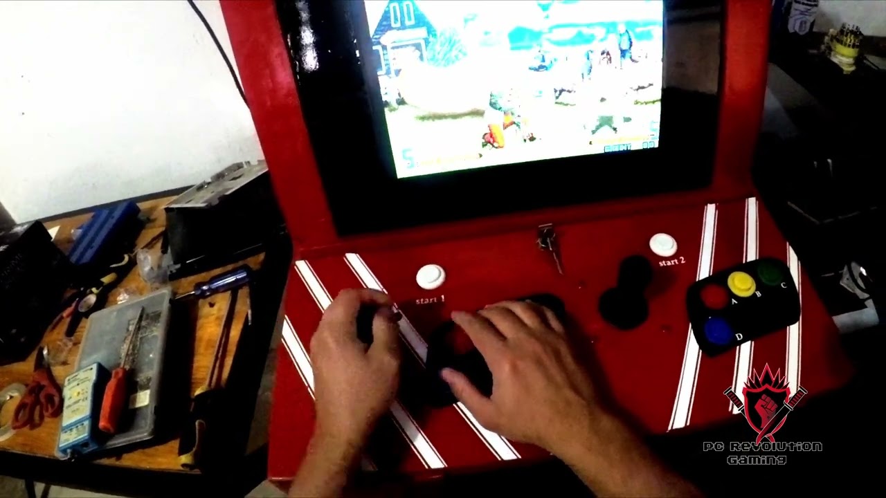 Construye tu máquina arcade desde cero con sistema neo geo mvs