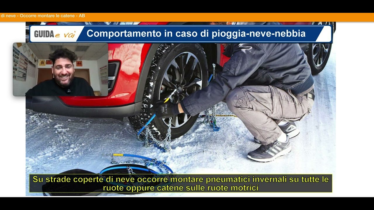 In caso di nebbia fitta è opportuno
