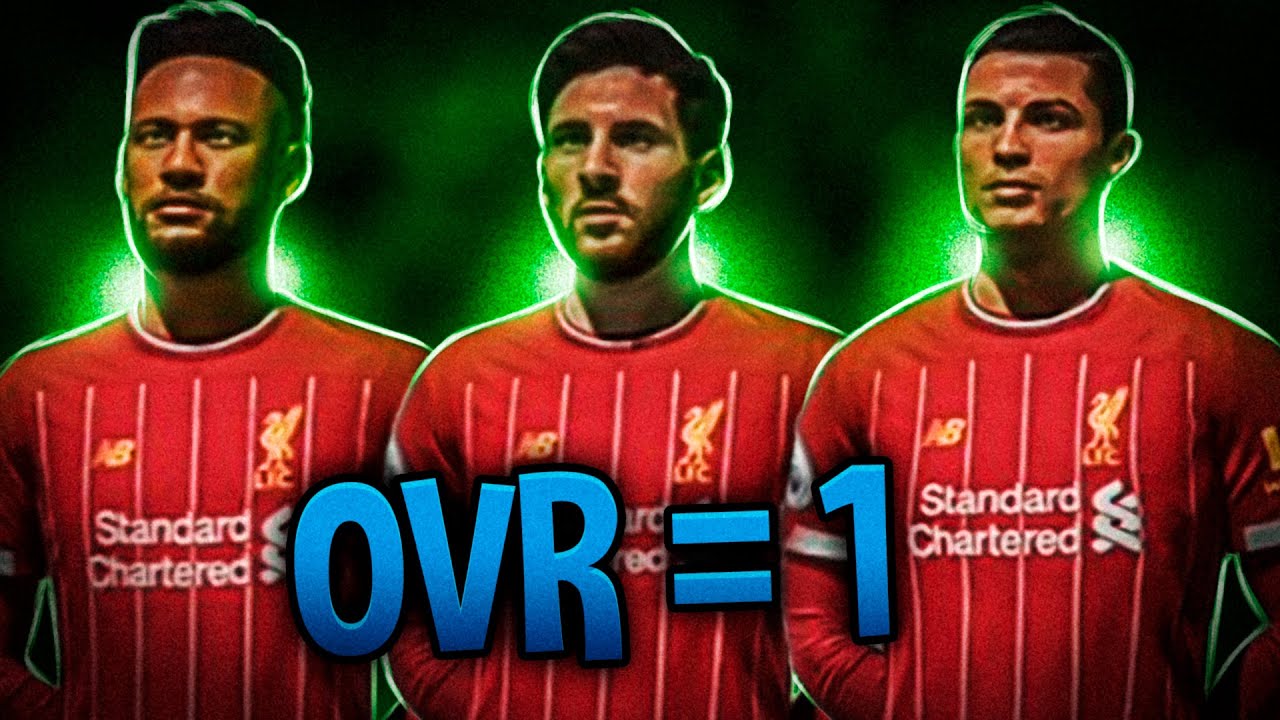 CR7, NEYMAR E MESSI COM 1 DE OVER E 16 ANOS! QUEM CHEGA PRIMEIRO A 90 DE OVER? FIFA EXPERIMENTO