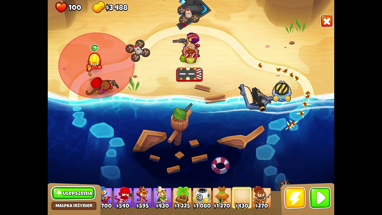 BloonsTD6 Z daleka od Brzegu TRUDNY Przejście gry