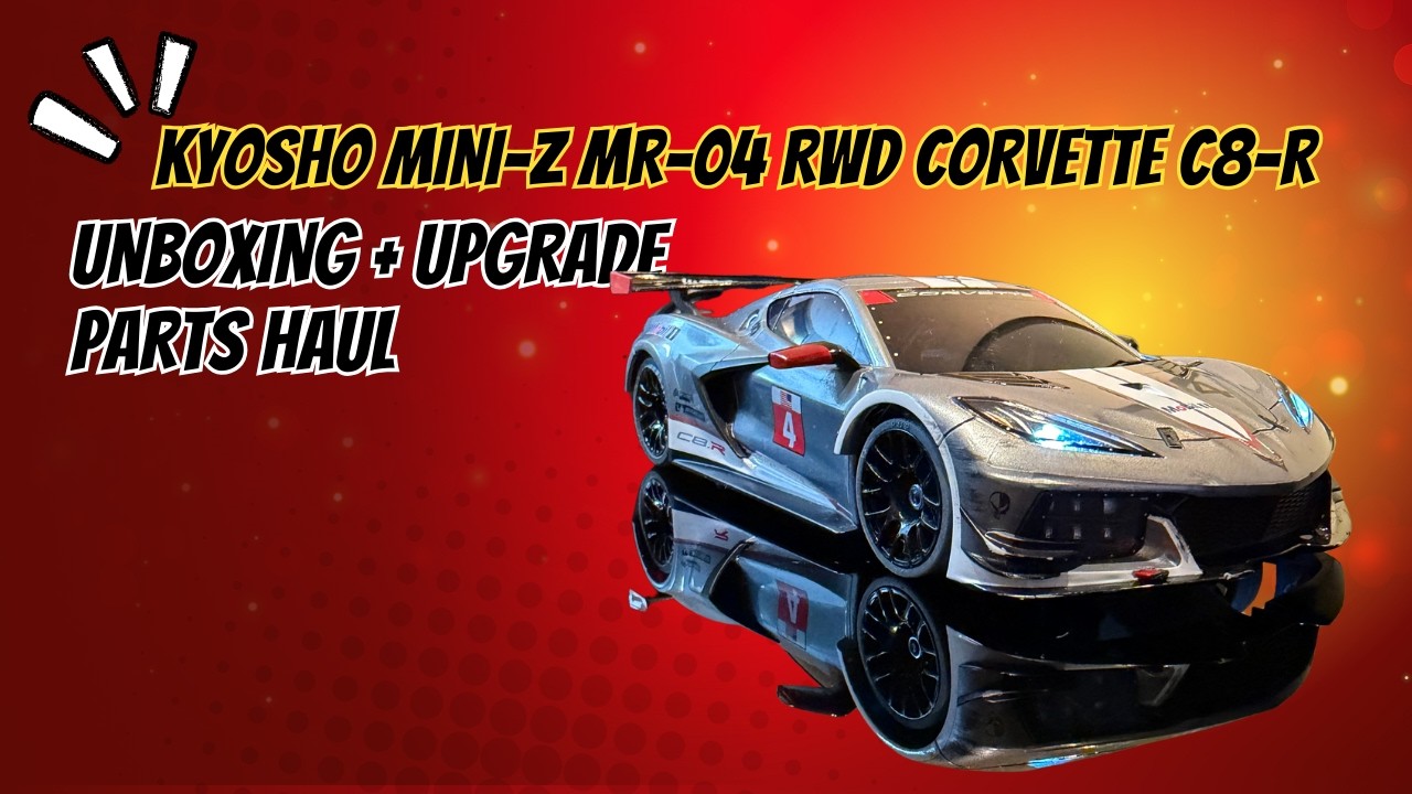Kyosho Mini-Z MR-04 RWD Corvette C8-R | Быстрая распаковка + подборка деталей для модернизации