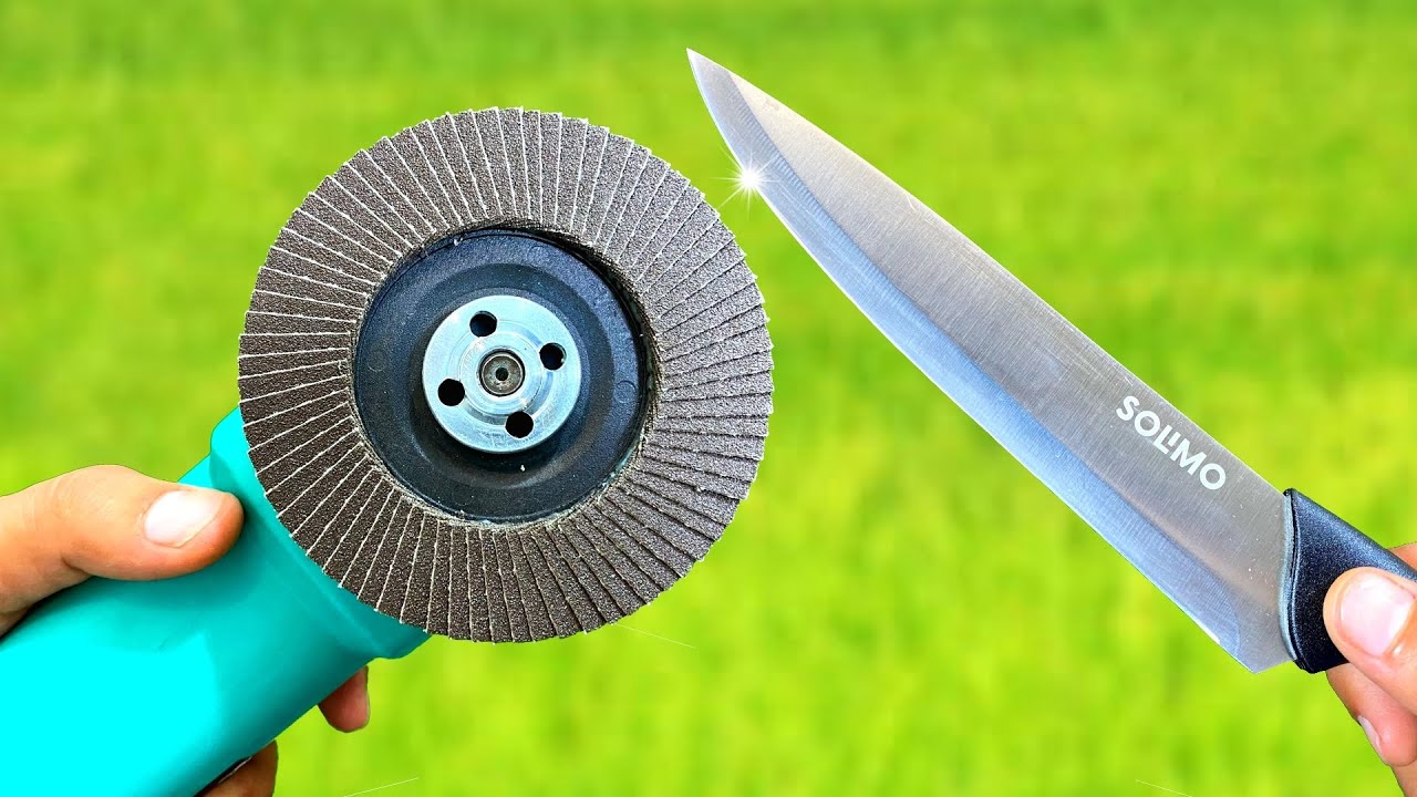 Каждый тупой нож становится острым как бритва! Заточите нож всего за 3 минуты