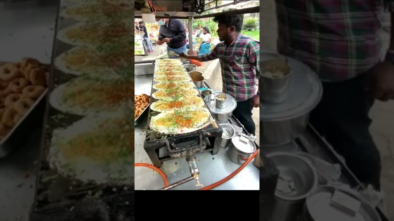 Can He Eat 10 Masala Dosa in 1 Minute | Making & Eating Challenge #shorts