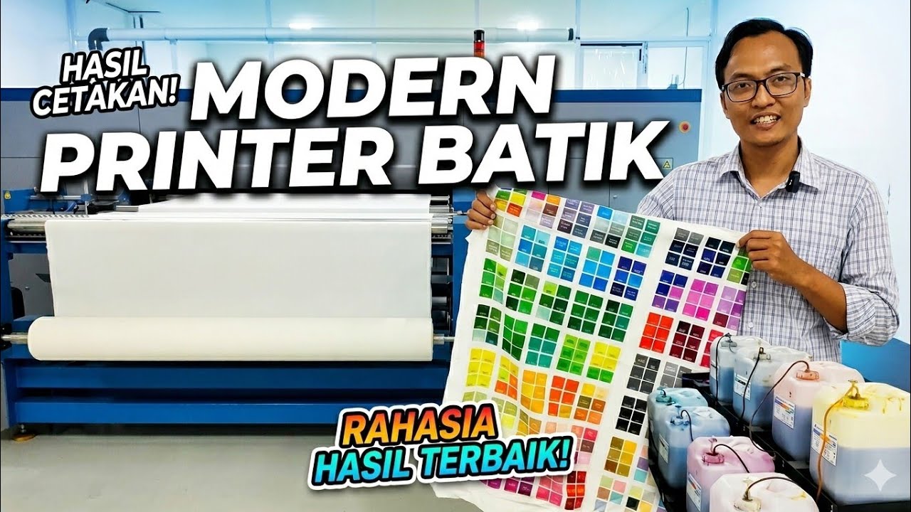 Modern Printing untuk Batik di Indonesia