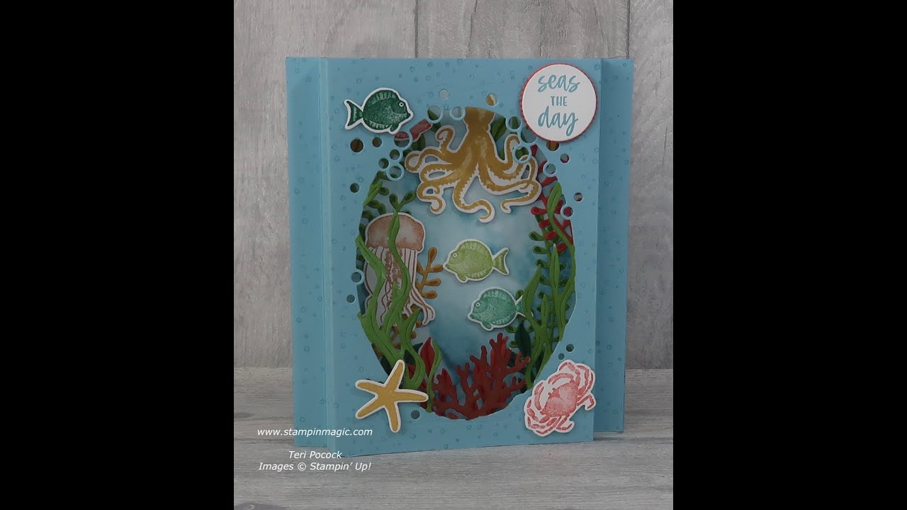 Seas The Day - Simple Diorama Card