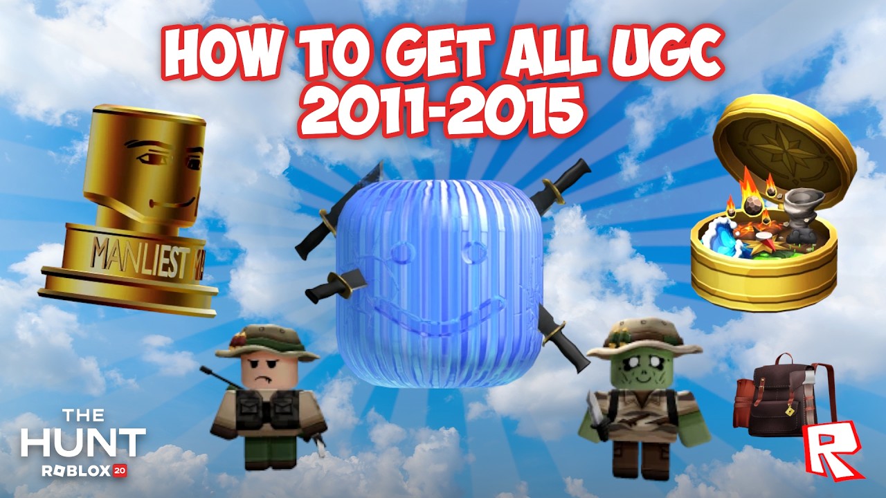 2011-2015 How to GET ALL UGC in The Hunt: Roblox 20 [EVENT]