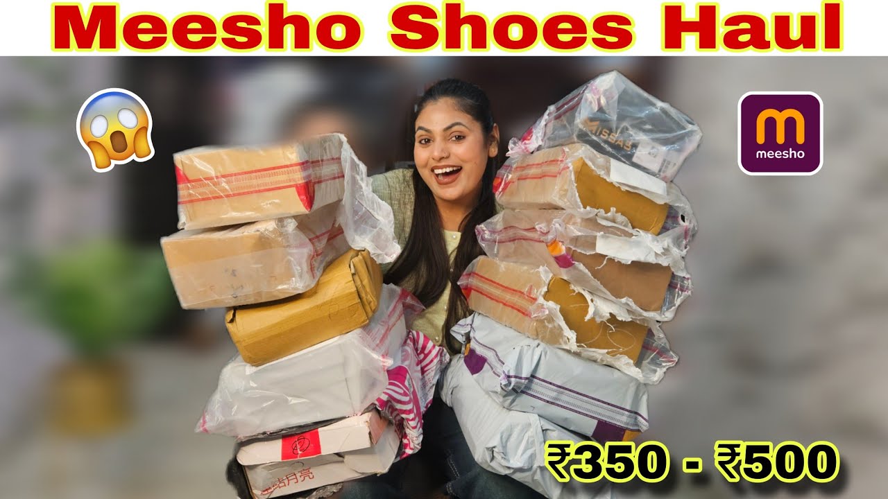 12 Meesho Shoes Haul 😱 | ₹350&ndash;₹500 | Meesho Footwear Haul | Sneakers From Meesho