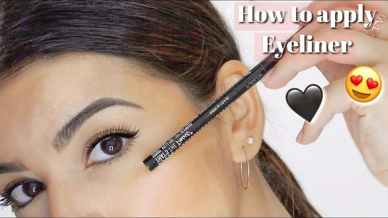 COME METTERE L' EYELINER PERFETTO IN 2 STEP 🖤 TUTORIAL FACILE PER PRINCIPIANTI - Claudia Pellicciaro