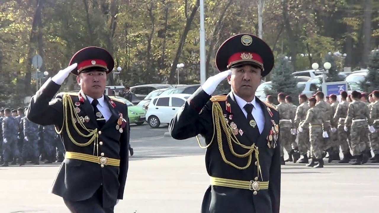 Кыргыз милициясынын 95 жылдыгы Парад Ош ОИИБ