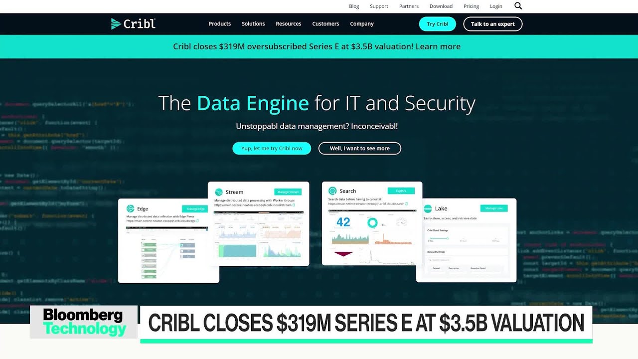 Startup Cribl Raises Funding, Valued at $3.5 Billion