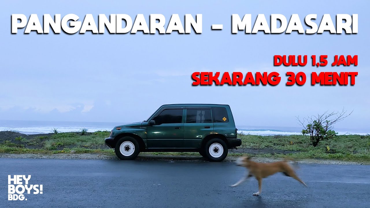 NYOBA JALAN BARU PANTAI PANGANDARAN - PANTAI MADASARI | ROADTRIP | HEYBOYS! 2025