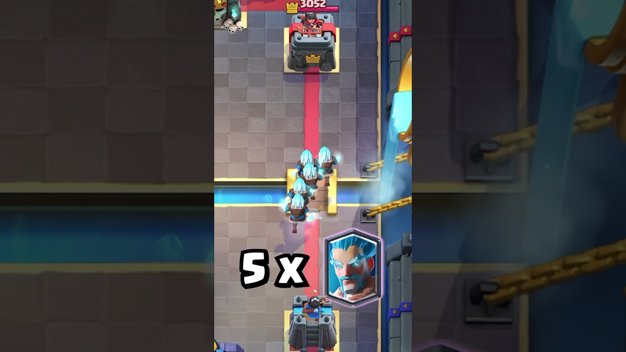 How Many Ice Wizards To 3 Crown? #clashroyale #shorts