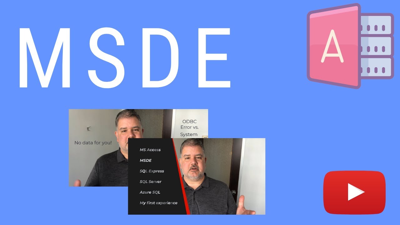 Как я отреагировал, когда впервые преобразовал приложение MS Access для использования SQL Server ...