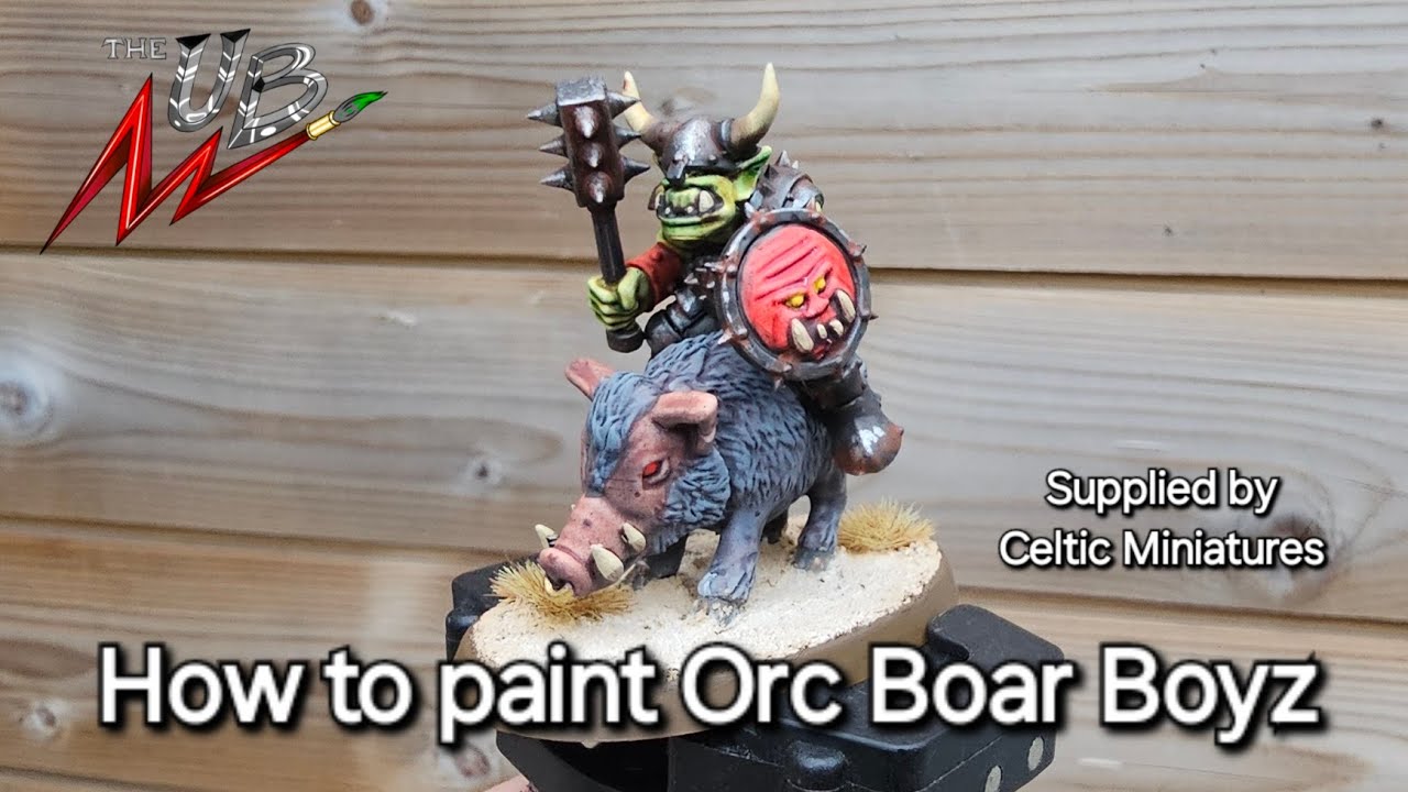 How to Paint Orc Boar Boyz: Celtic Miniatures