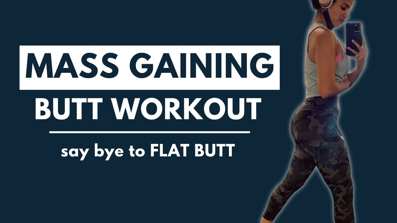 Thicker glutes workout for skinny girls | GROW YOUR BUTT with these TOP weight gain exercises
