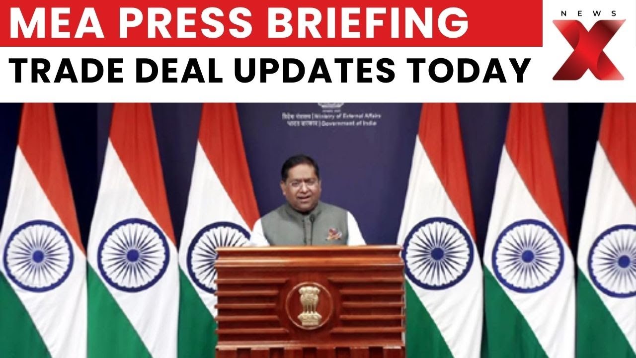 MEA Press Briefing: Jaishankar On India-US Trade Deal | NewsX