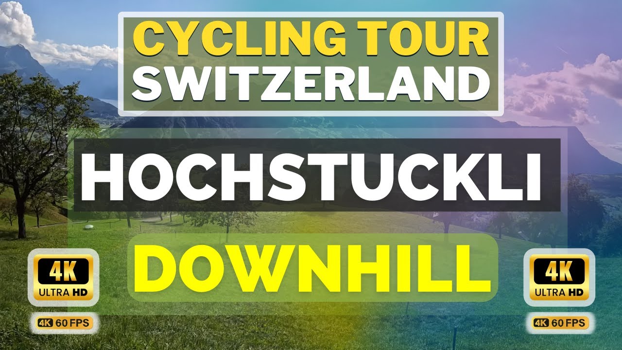 Hochstuckli Downhill Switzerland Tourism Video 4K | Switzerland Beautiful Places | Swiss Ride 4K