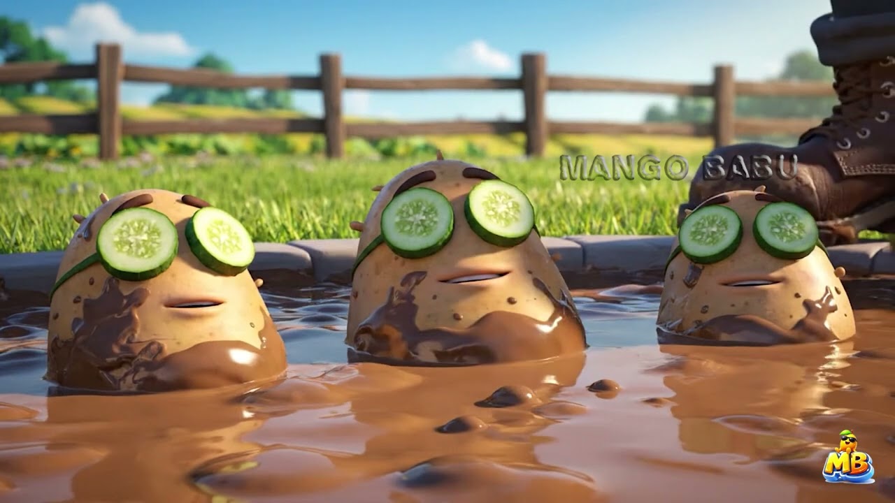 Kids Fun Time: అల్లరి కూరగాయల పొలం! | The Funny Veggie Farm Story #vegetables #cartoon #viral