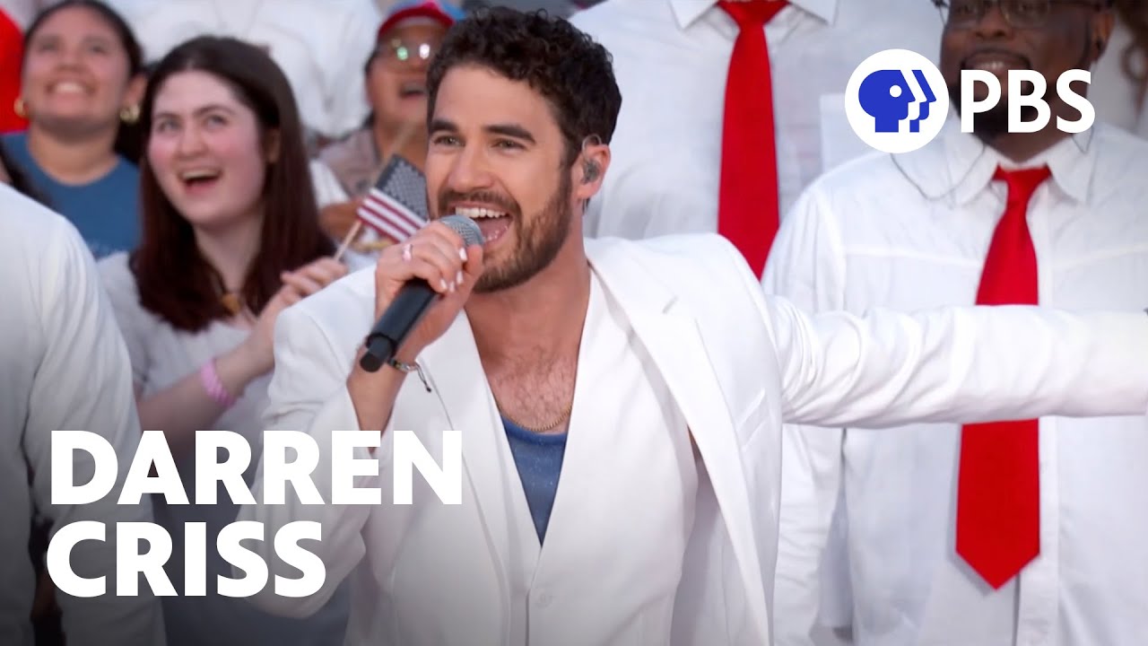 Darren Criss performs 