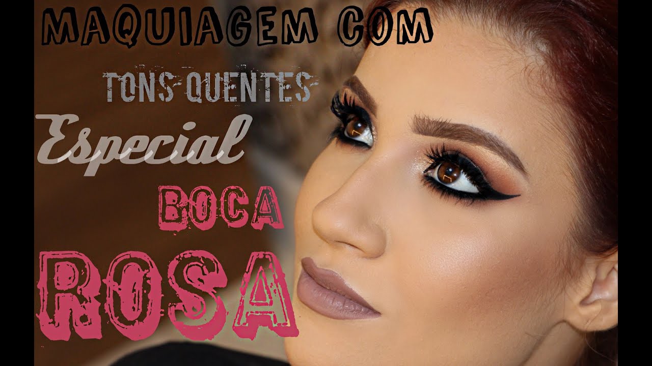 Maquiagem em tons quentes  - Especial Bianca Andrade Boca Rosa
