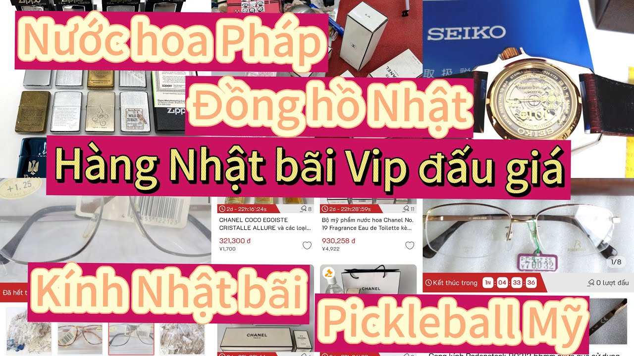 1-2-26: Hàng Nhật bãi Vip đấu giá- đồng hồ cơ Nhật thuỵ sỹ- kính mắt Nhật Xịn-pickleball Mỹ-nước hoa