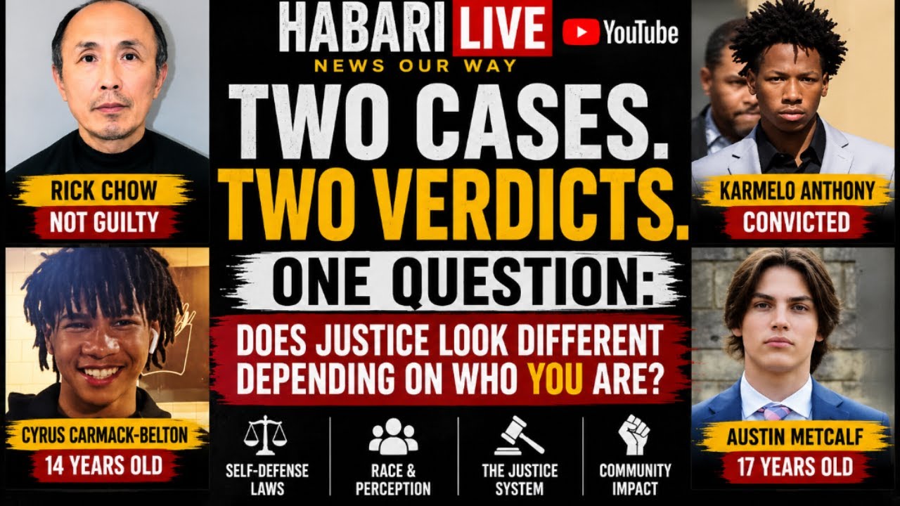 SELF-DEFENSE OR DOUBLE STANDARD? Karmelo Anthony, Rick Chow & The Question of Justice | Habari Live