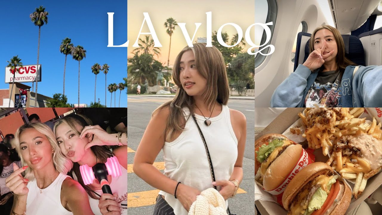 【LA Vlog】約2週間LAを満喫🏝💕カフェ/BLACK PINKのライブ/ショッピング