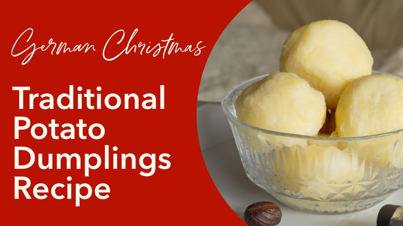 Traditional German Potato Dumplings from Cooked Potatoes