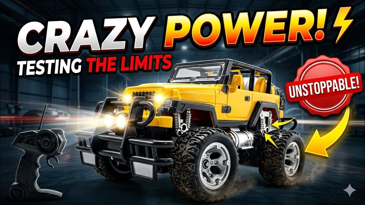 RC Jeep Unboxing & Review | Powerful Off-Road Remote Control Car🔥🔥#rccar 